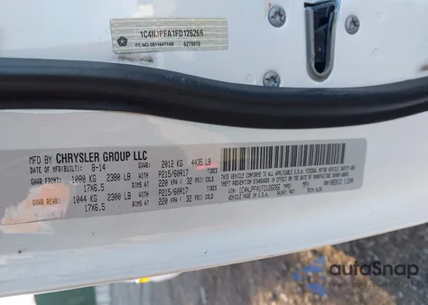 2015 Jeep Patriot High Altitude Edition from USA, damaged, VIN 1C4NJPFA1FD126266